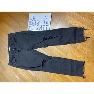Old Navy Black Rockstar Super Skinny Jeans